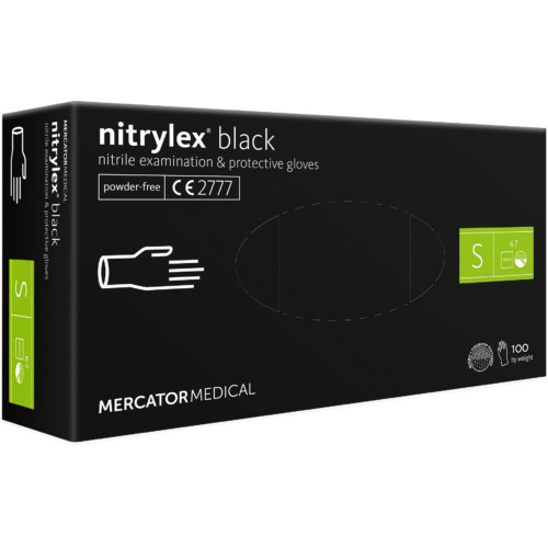 Nitrylex 100 db fekete,L