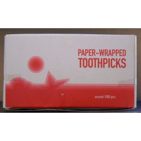   Fogvájó - szálanként csomagolt (papír vagy celofán) - 1000 db/csomag