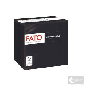 24X24 FATO fekete koktél szalvéta