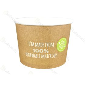 Öko leveses papírtégely 500 mil.